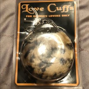 Love Cuffs with leopard fur